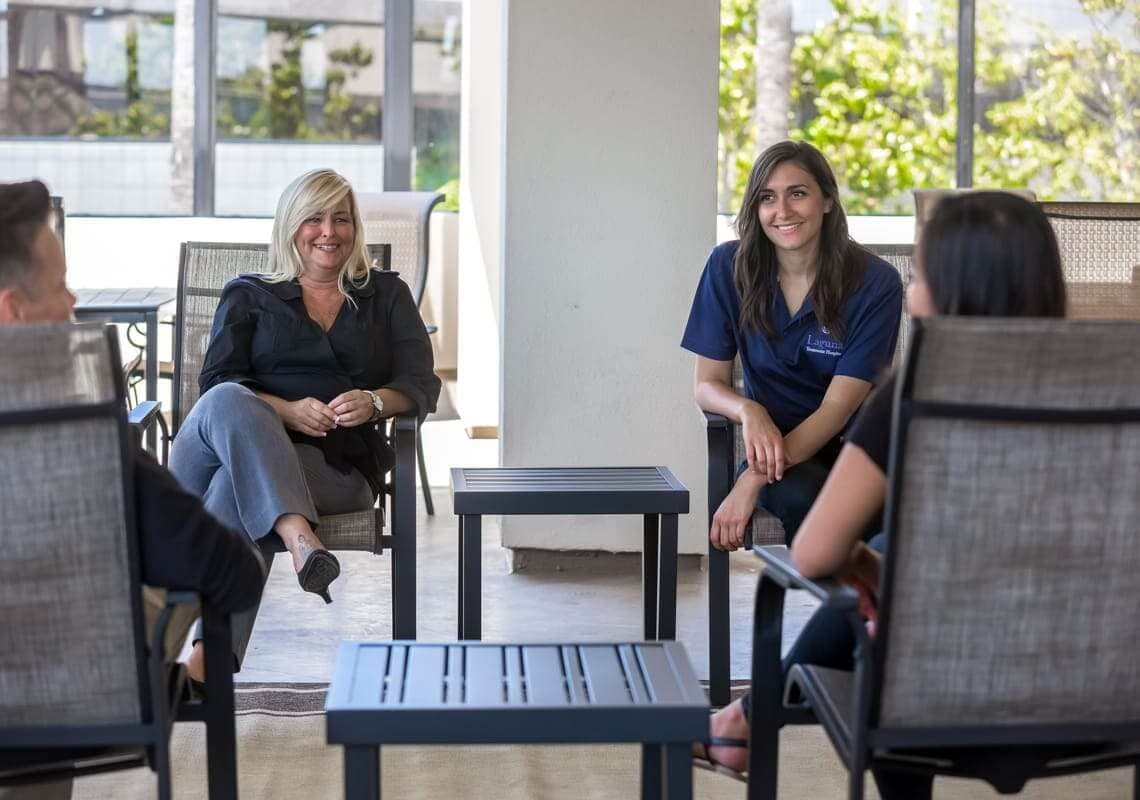 a group therapy session in orange county