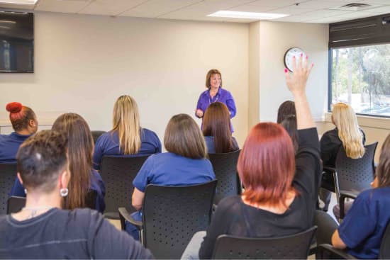 Laguna Treatment Center staff plan and meet about next local event